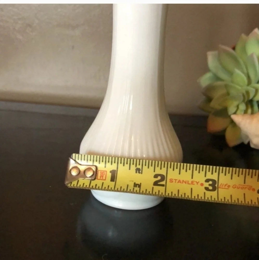 Vintage 2 Randall Glass Vases -White-EUC - Picture 10 of 13